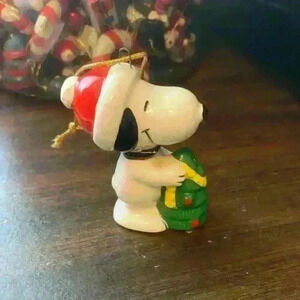 Vintage Snoopy Christmas ornament from 1966 made in Japan